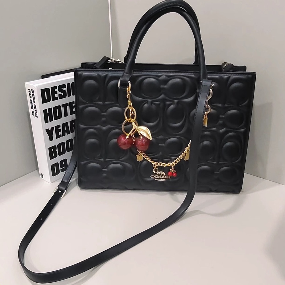 Coach square tote bag